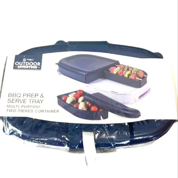 Torelli Outdoor Adventure BBQ Prep & Serve Tray 19"x11" New Sealed - Picture 2 of 4